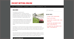 Desktop Screenshot of cricketbettingonline.net