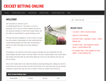 Tablet Screenshot of cricketbettingonline.net